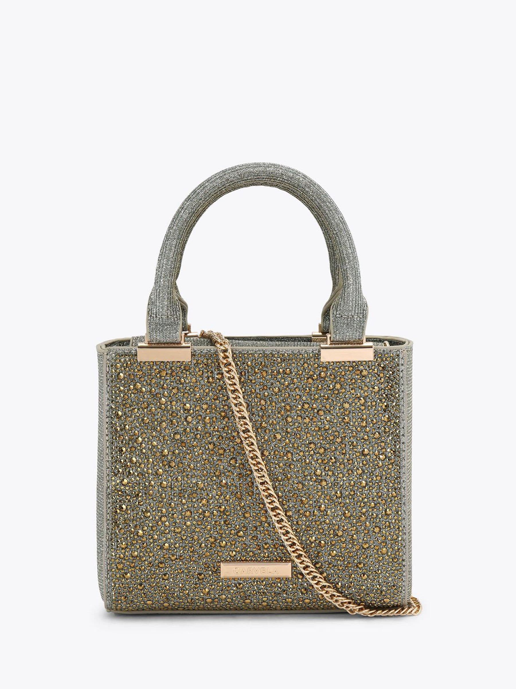 Buy Carvela Brown Cinzia Diamante Tote Bag from Next USA