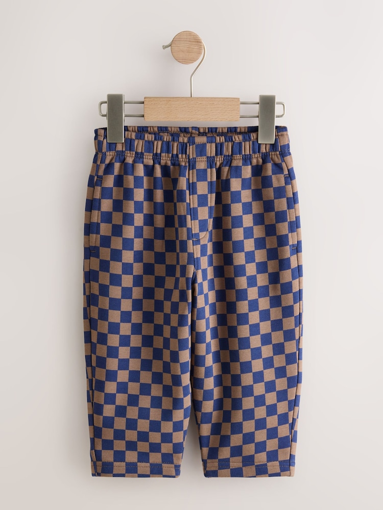 Azul marino/jengibre - Patterned Joggers (3mths-7yrs) - Imagen 1 de 4