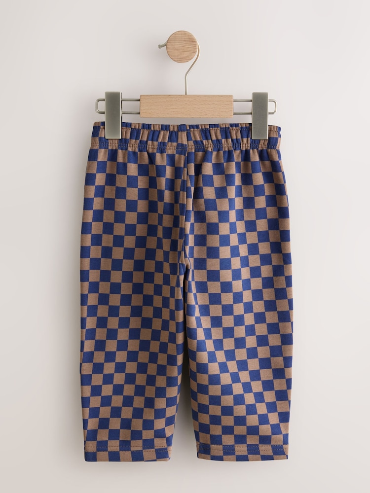 Azul marino/jengibre - Patterned Joggers (3mths-7yrs) - Imagen 2 de 4
