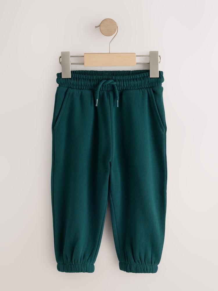 Verde oscuro - Pantalones de chándal de punto suave (3meses-7años) - Imagen 1 de 4 Verde oscuro - Pantalones de chándal de punto suave (3meses-7años) - Imagen 1 de 4