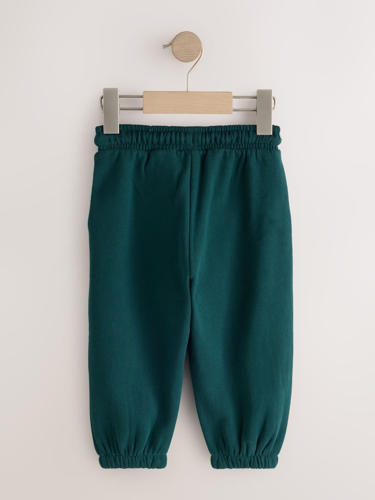 Verde oscuro - Pantalones de chándal de punto suave (3meses-7años) - Imagen 2 de 4 Verde oscuro - Pantalones de chándal de punto suave (3meses-7años) - Imagen 2 de 4