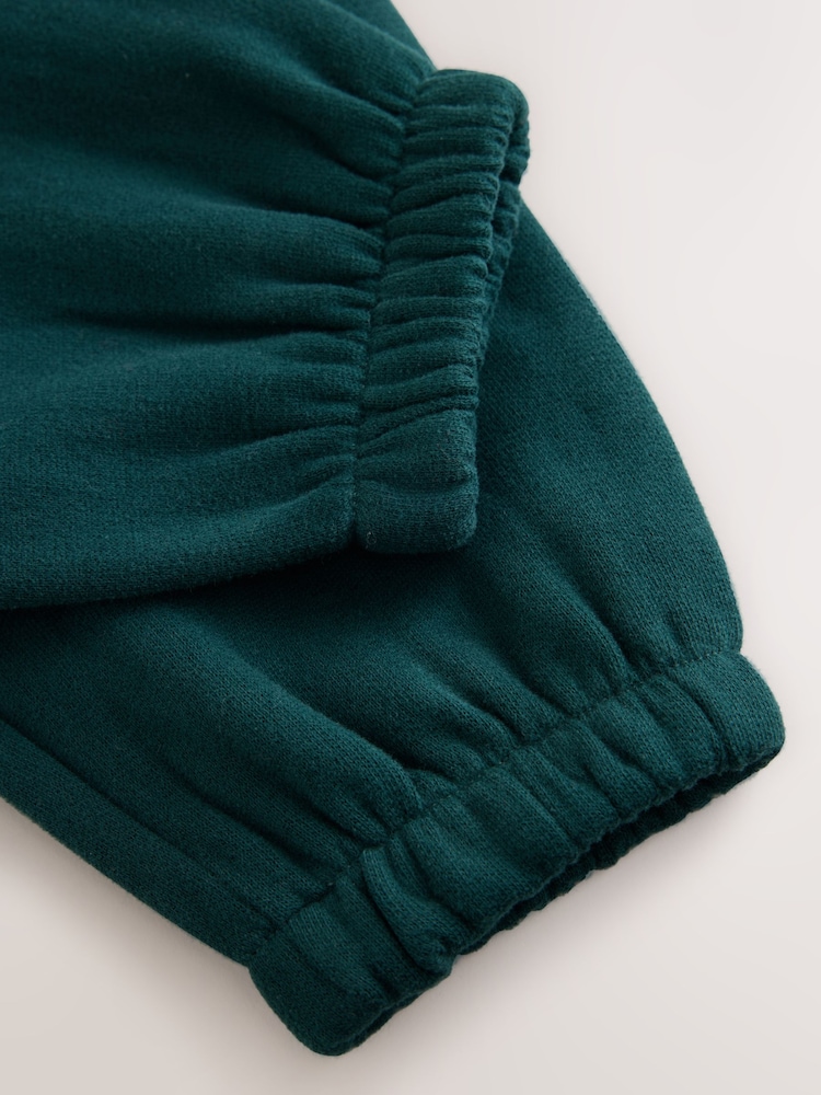 Verde oscuro - Pantalones de chándal de punto suave (3meses-7años) - Imagen 4 de 4 Verde oscuro - Pantalones de chándal de punto suave (3meses-7años) - Imagen 4 de 4