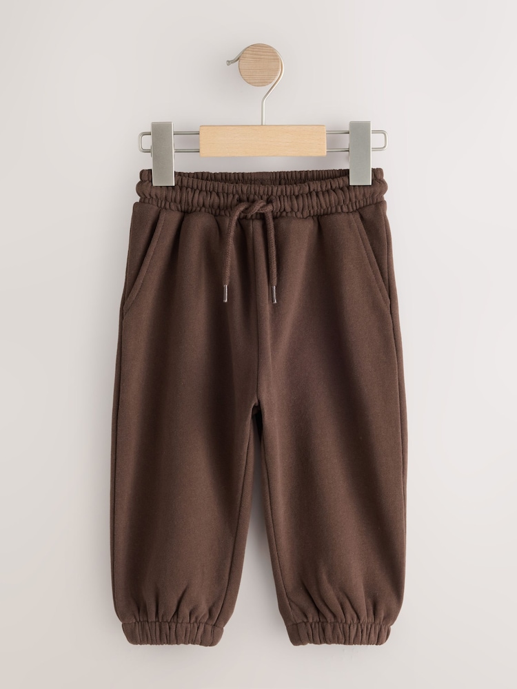 Marrón chocolate - Pantalones de chándal de punto suave (3meses-7años) - Imagen 1 de 4 Marrón chocolate - Pantalones de chándal de punto suave (3meses-7años) - Imagen 1 de 4