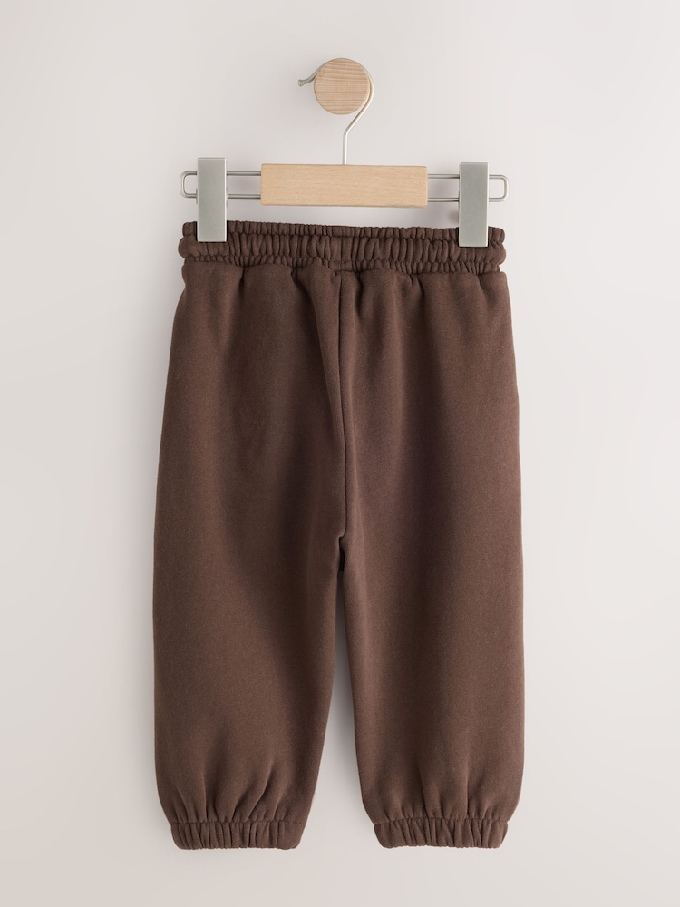 Marrón chocolate - Pantalones de chándal de punto suave (3meses-7años) - Imagen 2 de 4 Marrón chocolate - Pantalones de chándal de punto suave (3meses-7años) - Imagen 2 de 4