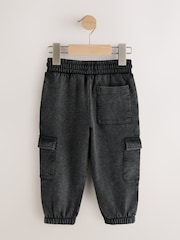 Grey Wash Utility Joggers (3mths-7yrs) - Image 2 of 4