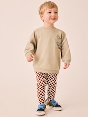 Neutral Sweatshirt and Leggings Set 2 Piece (3mths-7yrs) - Image 1 of 4