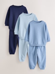 Blue Sweat Top & Joggers Set 6 Piece (3mths-7yrs) - Image 1 of 8