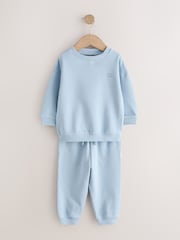Blue Sweat Top & Joggers Set 6 Piece (3mths-7yrs) - Image 4 of 8