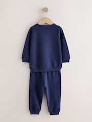Blue Sweat Top & Joggers Set 6 Piece (3mths-7yrs) - Image 6 of 8