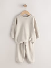 Neutral Price Starter Sweat Top & Joggers Set 6 Peice (3mths-7yrs) - Image 7 of 12