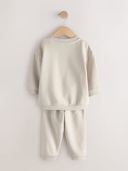 Neutral Price Starter Sweat Top & Joggers Set 6 Peice (3mths-7yrs) - Image 8 of 12