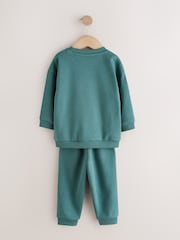 Green/Blue Price Starter Sweat Top & Joggers Set 6 Peice (3mths-7yrs) - Image 11 of 13
