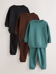 Green/Blue Price Starter Sweat Top & Joggers Set 6 Peice (3mths-7yrs) - Image 2 of 13