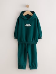 Green/Black Hoody Sweat Top and Jogger Set 4  Peice (3mths-7yrs) - Image 7 of 12