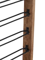 Light & Living Brown Black Sorrento Wine Rack - Image 5 of 5