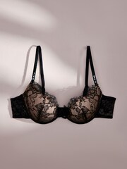AIYLA Lace & Silk Bra - Image 7 of 10