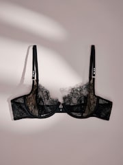 AIYLA Lace & Silk Bra - Image 3 of 6