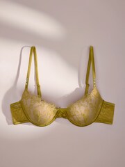 AIYLA Lace & Silk Bra - Image 6 of 9