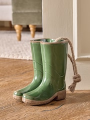 Green Country Wellington Boots Doorstop - Image 1 of 3