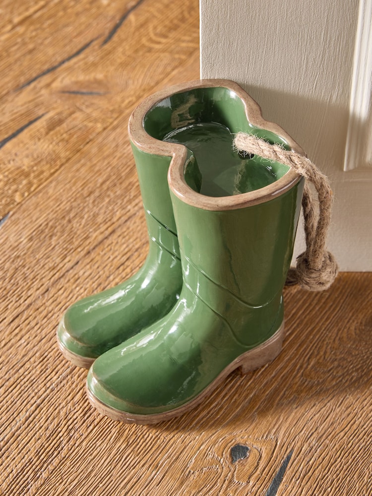 Green Country Wellington Boots Doorstop - Image 2 of 3