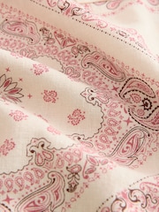 White/Pink V-Neck Rugby Shirt - Image 2 of 3