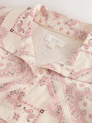 White/Pink V-Neck Rugby Shirt - Image 3 of 3