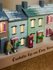 Multi Light Up Winter House Wooden Ornament - Image 3 of 4