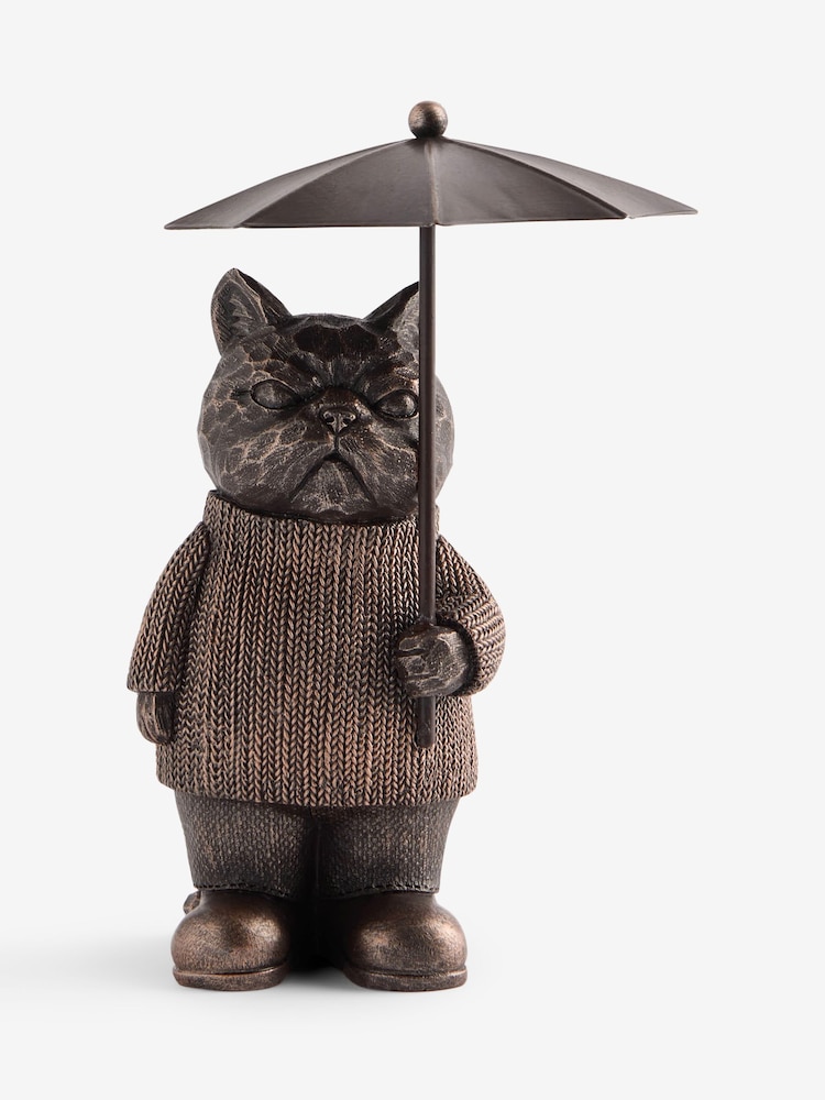 Bronze Grumpy Cat Ornament - Image 3 of 3