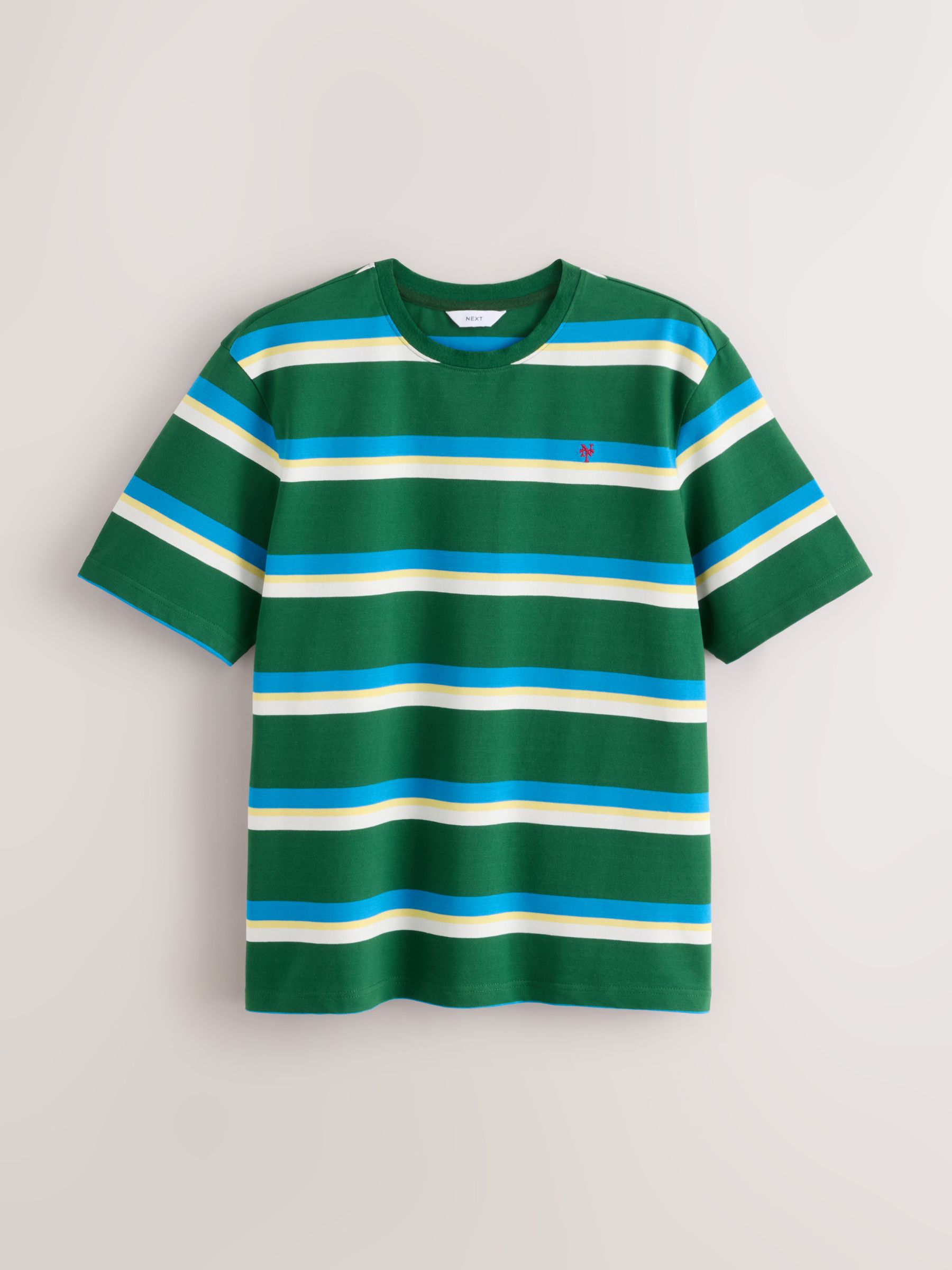 トップス goodness border l/s T-shirt (GREEN) Buy Green/Blue Regular Fit Horizontal Striped T-Shirt from Next