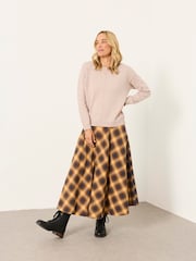 FatFace Barley Natural Knitted Crew Neck Jumper - Image 4 of 5