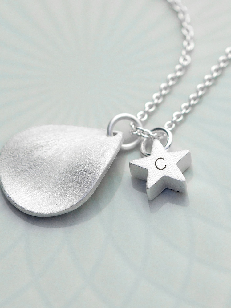 Treat Republic Personalised Matte Star and Drop Necklace - Image 2 of 4