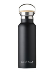 Treat Republic Personalised Bamboo Lid Insulated 17oz Drinks Bottle - Image 1 of 1