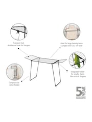 Brabantia Matt Black HangOn Drying Rack Too 18m - Image 4 of 6