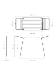 Brabantia Matt Black HangOn Drying Rack Too 18m - Image 5 of 6