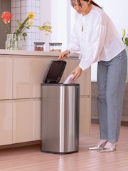 Brabantia Matt Steel Fingerprint Proof Bo Pedal Bin 30L - Image 2 of 6