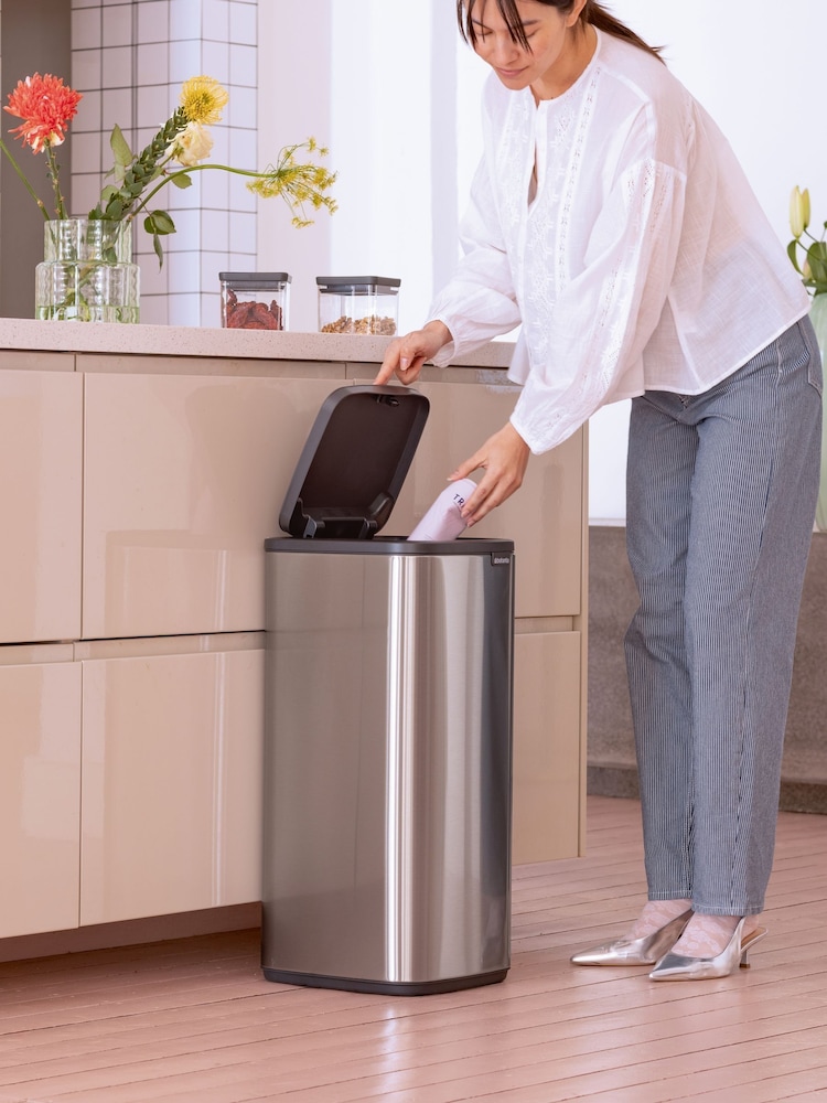 Brabantia Matt Steel Fingerprint Proof Bo Pedal Bin 30L - Image 2 of 6