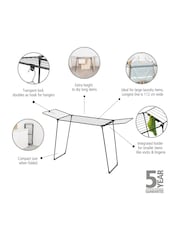 Brabantia Matt Black HangOn Drying Rack Too 22m - Image 5 of 6