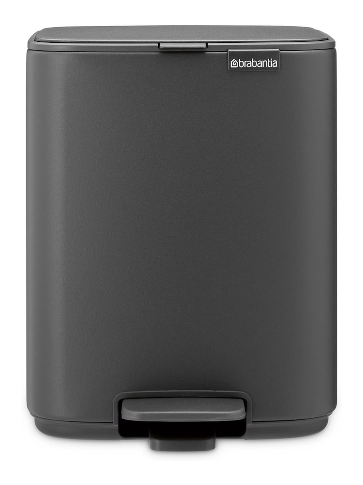 Brabantia Mineral Infinite Grey Bo Pedal Bin 7L - Image 2 of 6