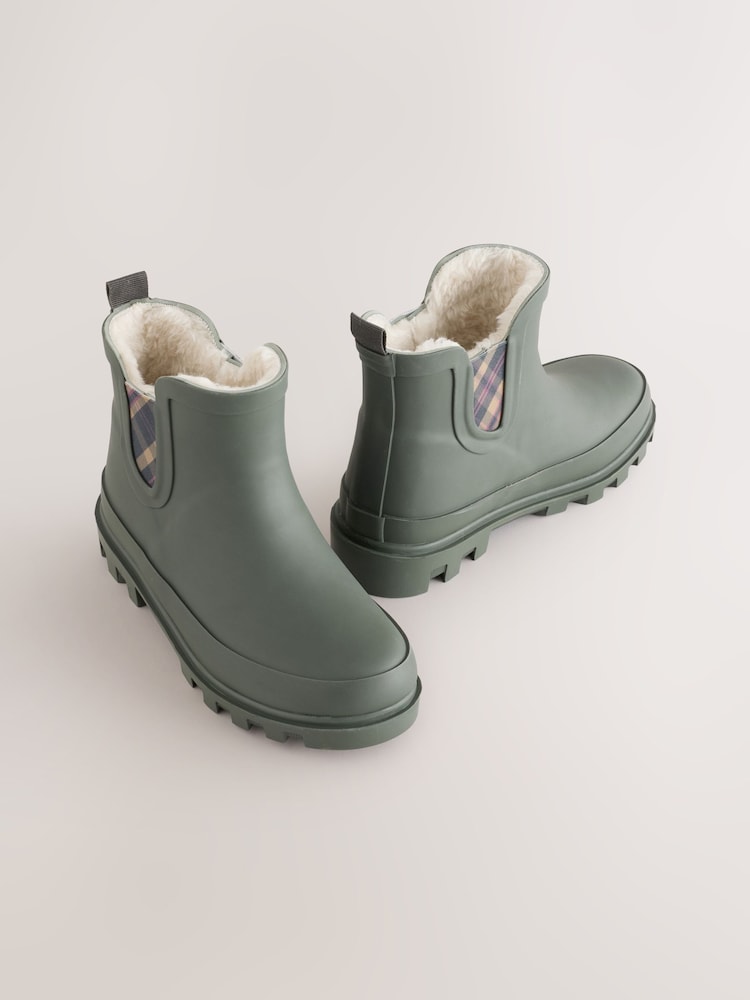 Khaki Green Chelsea Wellies - Image 1 of 5 Khaki Green Chelsea Wellies - Image 1 of 5