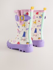 Dog Printed Standard Fit (F) Buckle Wellies - Image 3 of 5