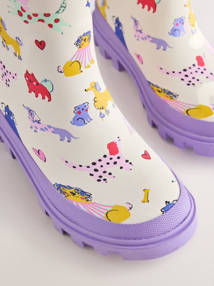 Dog Printed Standard Fit (F) Buckle Wellies - Image 5 of 5 Dog Printed Standard Fit (F) Buckle Wellies - Image 5 of 5
