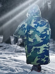 Dryrobe Grey Kids Advance Short Sleeve Robe - Image 4 of 6