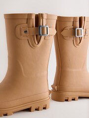 Tan Brown Standard Fit (F) Buckle Wellies - Image 4 of 5
