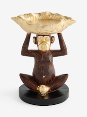 Monkey Pillar Candle Holder - 3суретінің 3 суреті