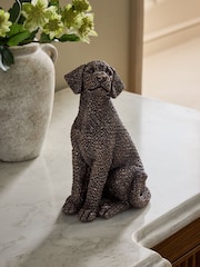 Bronze Labrador Woven Texture Ornament - Image 1 of 6