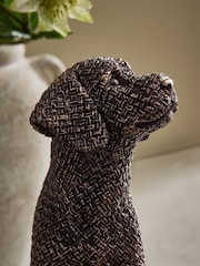 Bronze Labrador Woven Texture Ornament - Image 3 of 6