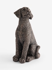 Bronze Labrador Woven Texture Ornament - Image 5 of 6