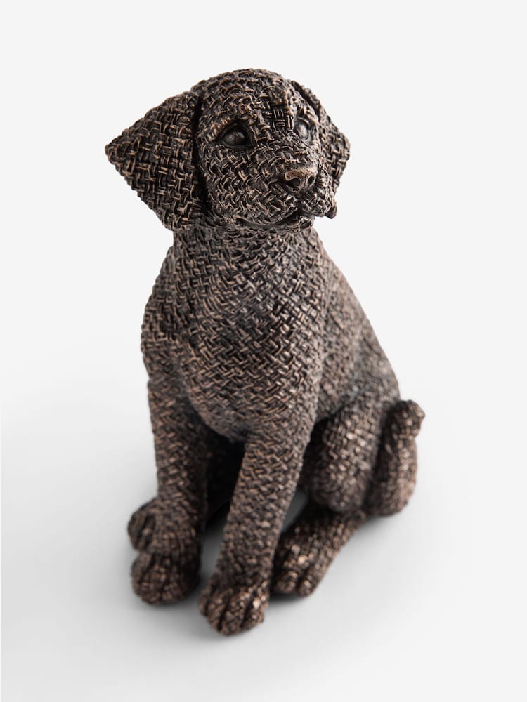 Bronze Labrador Woven Texture Ornament - Image 6 of 6