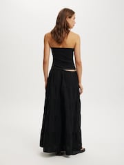 Cotton On Black Haven Multi Tiered Maxi Skirt - Image 2 of 5