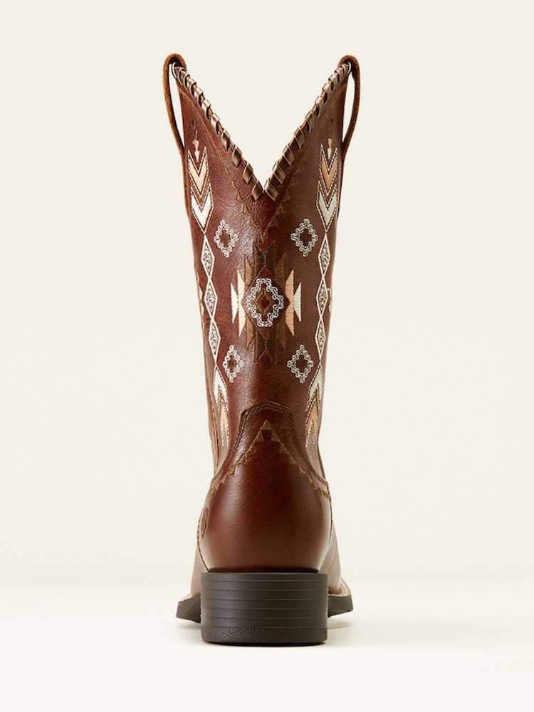 Ariat Brown Round Up Skyler Boots - Image 4 of 4